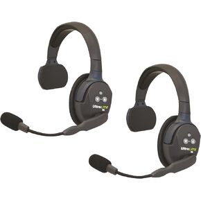 Eartec UL4S UltraLITE Full Duplex Wireless Headset Communication for 4 Users - 4 Single Ear Headsets