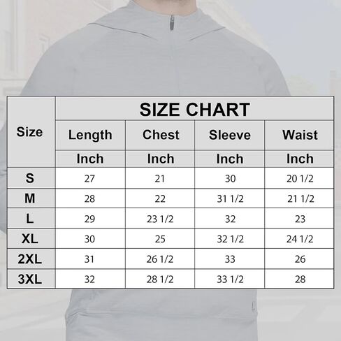 Mens Long Sleeve Quarter Zip Pullover Hoodie Lightweight Regular Fit Hooded Sweatshirt with Kangaroo Pocket in Saudi Arabia