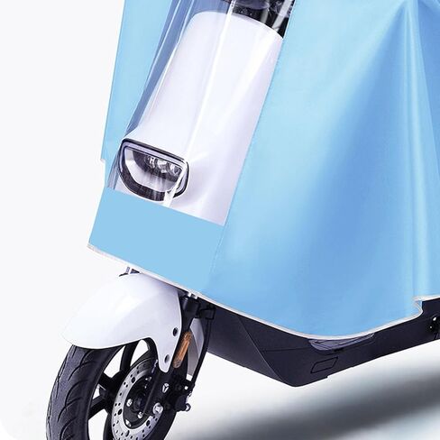 معطف واق من المطر مقاوم للماء للدراجات النارية، سترة مطر لكامل الجسم E Bike لركوب الدراجات والسكوتر (XXXL) in Saudi Arabia