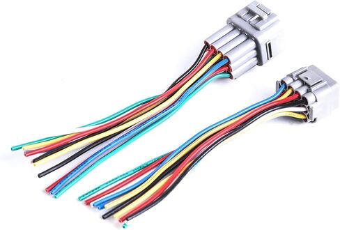 1 قطعة ذكر و 1 قطعة أنثى 12 دبوس موصل قابس كابل ضفيرة 12 طريقة تسخير الأسلاك مقاوم للماء 6 بوصة in Kuwait