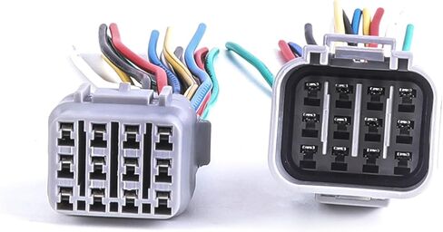 1 قطعة ذكر و 1 قطعة أنثى 12 دبوس موصل قابس كابل ضفيرة 12 طريقة تسخير الأسلاك مقاوم للماء 6 بوصة in Kuwait