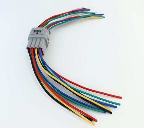 1 قطعة ذكر و 1 قطعة أنثى 12 دبوس موصل قابس كابل ضفيرة 12 طريقة تسخير الأسلاك مقاوم للماء 6 بوصة in Kuwait