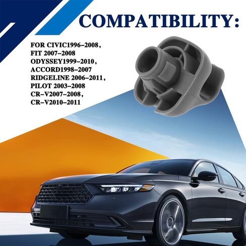 2PCS Sun Visor Clips for Cars, Sun Visor Support Clip Retainer, Auto Sunvisor Hook Bracket Holder Replacement 88217S04003ZA, Premium Automotive Visor Accessories for Honda Civic CR-V Acura TSX (Gray) in Saudi Arabia