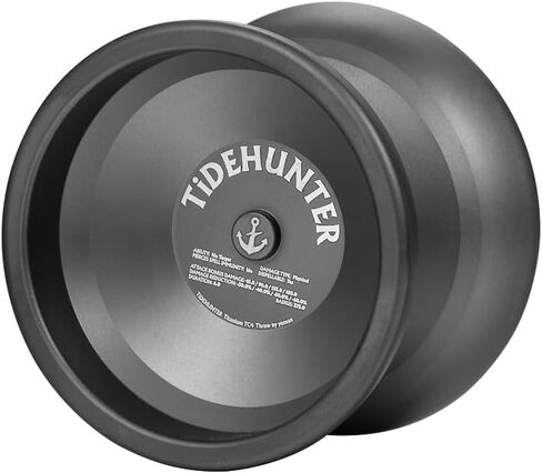 Yozean TC4 Titanium Yo-Yo Professional غير مستجيب يويو Tidehunter، أسود in Saudi Arabia
