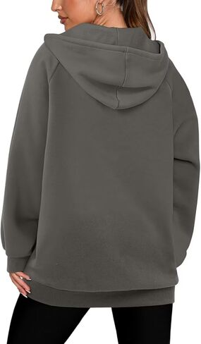 StunShow Women's Zip Up Hoodies Oversized Fleece Long Sleeve Sweatshirts Casual Fall Jacket Coat with Pocket(S-3XL) in Kuwait