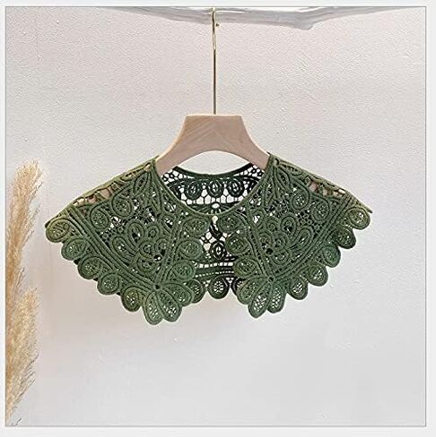 Hollow crochet flowers Detachable Collar Shawl fake collar false collar in Kuwait