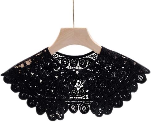 Hollow crochet flowers Detachable Collar Shawl fake collar false collar in Kuwait
