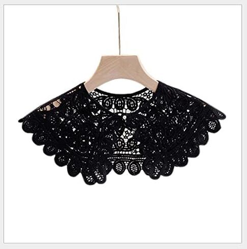 Hollow crochet flowers Detachable Collar Shawl fake collar false collar in Kuwait