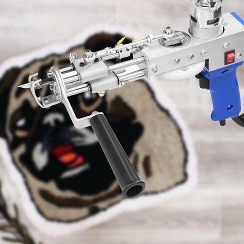 مسدس خصلة البساط 2 في 1 من BELMAKS - آلة قطع الوبر والحلقة، آلة نسج السجاد المحمولة عالية السرعة، أداة تطريز يدوية، مسدس خصلة يدوي الصنع، مسدس خصلة الوبر المقطوع يدويًا in Kuwait