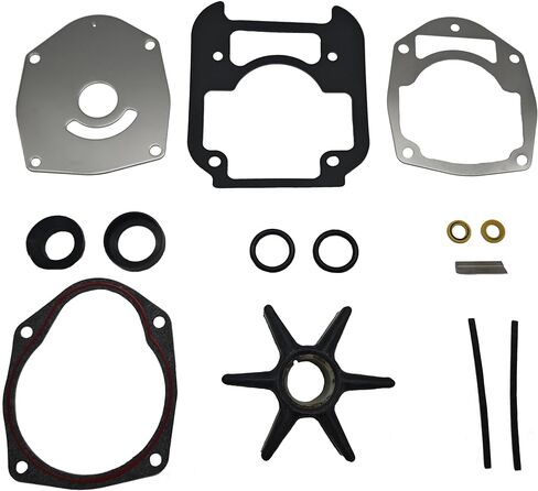 98-8M0142980/47-8M0205803 طقم إصلاح دفاعة مضخة المياه للزئبق 175 200 225 250 300 250R 300R hp خارجي 3.4L V6/4.6L V8 Pro XS SeaPro Verado Racing AMS 4-Stroke 175hp 200hp 225hp 250hp 3 00 حصان in Kuwait