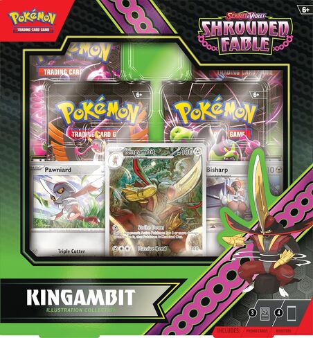 بوكيمون TCG: الحكاية القرمزية والبنفسجية المغطاة: مجموعة الرسوم التوضيحية KINGAMBIT in Saudi Arabia