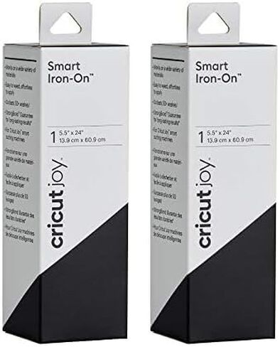 Cricut Smart Iron On (5.5in x 24in, Clay) for Joy machine - matless cutting for shapes up to 4ft, & repeated cuts up to 20ft in Kuwait