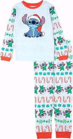 Disney Boys' 2-Piece Snug-fit Cotton Holiday Pajama Set, Soft & Cute for Kids in Saudi Arabia