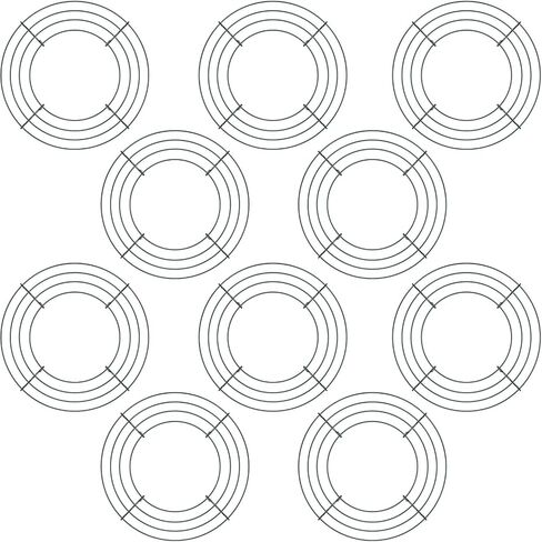 10 Packs Christmas Metal Wreath Frame Green Round Wire Wreath Making Ring DIY Macrame Floral Crafts Wire Form Christmas Decoration Door Craft (10 Inches) in Saudi Arabia