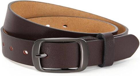 Women Leather Belts for Jeans Pants Fashion Dress Belt for Women with Solid Pin Buckle in Saudi Arabia