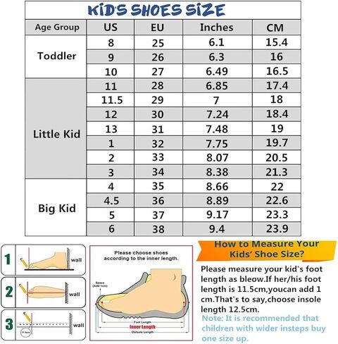 Kids Sneakers Boys Running Shoes Girls High Top Casual Lightweight Classic Adjustable Strap Sneakers in Kuwait