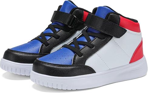 Kids Sneakers Boys Running Shoes Girls High Top Casual Lightweight Classic Adjustable Strap Sneakers in Kuwait