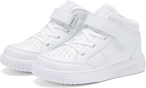 Kids Sneakers Boys Running Shoes Girls High Top Casual Lightweight Classic Adjustable Strap Sneakers in Kuwait