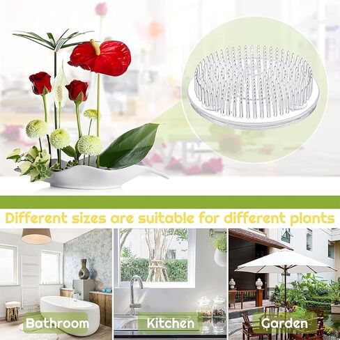 4pcs Flower Frog Plastic Flower Frog Flower Pins Floral Frog Clear Flower Frogs for Arrangements Vase Japanese Floral Arrangement for Plant Decoration, Summer Activity, Wedding Decoration in Saudi Arabia