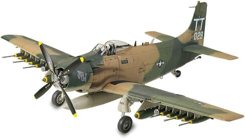 تاميا 61073 1/48 دوغلاس A-1J Skyraider USAF مجموعة طائرة نموذجية بلاستيكية in Saudi Arabia