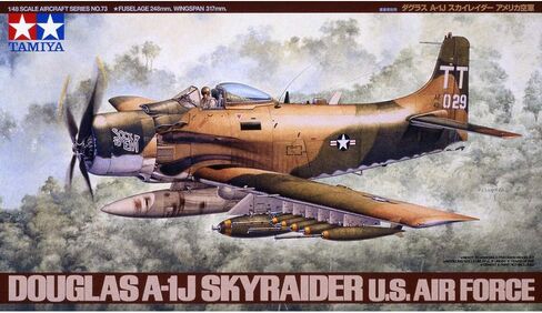 تاميا 61073 1/48 دوغلاس A-1J Skyraider USAF مجموعة طائرة نموذجية بلاستيكية in Saudi Arabia