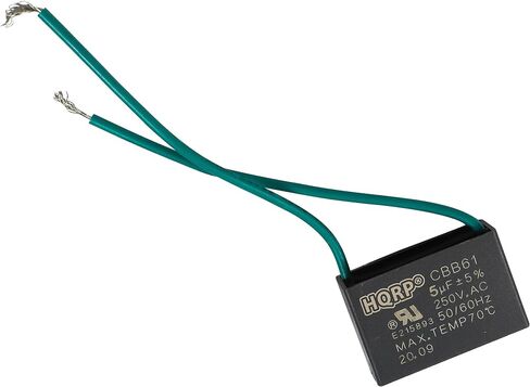 HQRP Capacitor Compatible with Hampton Bay Ceiling Fan 4.5uf+5uf+6uf 4-Wire CBB61 in Kuwait