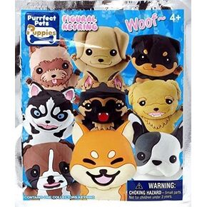 Puppies 3D Foam Collectible Key Ring in Blind Bag