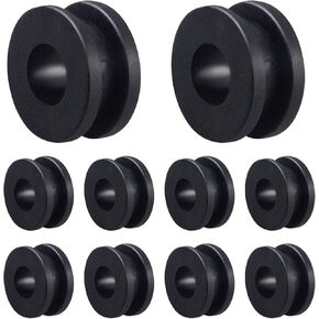 Motorcycle M6 Rubber Grommets 10 pcs, Motorcycle Rubber Replacement Accessories for Fairings Cowling.