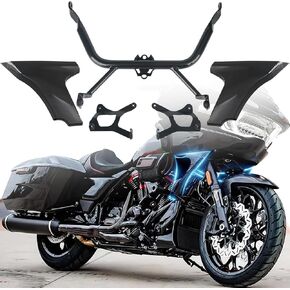 Motorcycle Side Panel Bracket Kits Motorcycle Fairing Support Brackets for Harley CVO Touring 117 Road Glide FLTRXSE, FLTRXSTSE 2024 Accessories