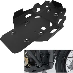 CHIFUN Skid Bash Plate Replacement for BMW R1300GS R1300 GS R 1300GS 2023-2024 Motorcycle Lower Engine Guard Bottom Protection Aluminum Belly Pan Black