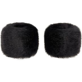 Futrzane Siberian Cuffs - Fur Wrist Cuffs for Women - Fluffy Warmers for Sleeves