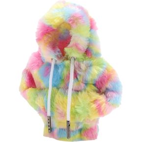 Universal Shift Knob Cover Plush Style Pattern Gearstick Hoodie Shift Lever Knob Hoodie for Car RV Truck SUV Fabric Multicolor