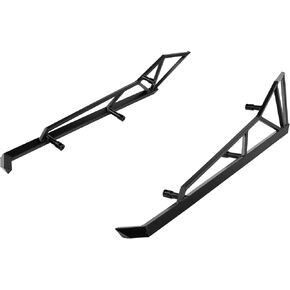 Precursor Rock Sliders Brush Guard Nerf Bars Tree Kickers for Can-Am Maverick X3 2-Seater - Black Square Steel Tubing