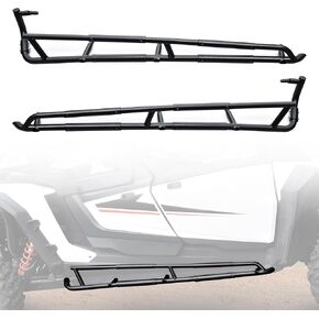 Nerf Bars Rock Sliders for Polaris RZR XP 4 1000, Steel Side Steps Low Profile Nerf Bars Tree Kickers Combined Side Bumper for Polaris RZR XP 1000 4 2024 Accessories (4 Seater)