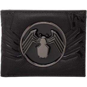 Venom Spider Logo Bifold Wallet For Men