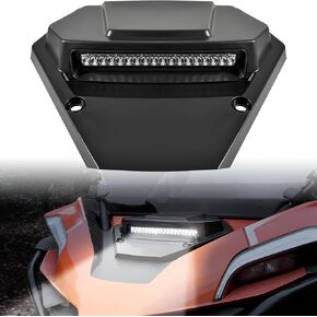 SAUTVS Sport Hood Scoop with LED Spotlight for CFMOTO ZFORCE 950 20-24, Sporty Hood Scoop with Auxiliary Light Kit Front Hood Cover with Lamp for CFMOTO ZFORCE 950 H.O. EX Sport 2020-2024 Accessories