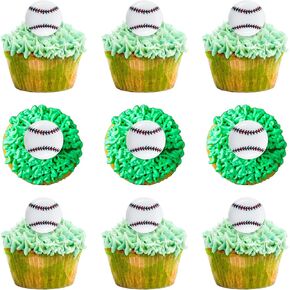 20Pcs Soccer Ball Cupcake Toppers Resin Soccer Cupcake Food Picks Sport Balls Baby Shower Wedding Birthday Party Cake Decorations Supplies in Kuwait