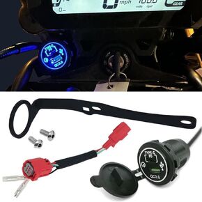 12V Quick Charge 3.0 Type-c PD Dual USB Port Kits,Waterproof Motorcycle Phone Charger USB Port Fit Honda GROM 125 MSX125 2019-2024