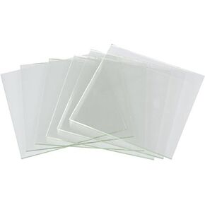 System 96 4inch Clear Glass Squares - 6 Pack