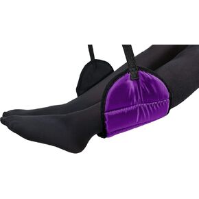 Sleepy Ride - Airplane Footrest Made with Premium Memory Foam - Airplane Travel Accessories - Helps to Prevent Swelling and Soreness - Provides Comfort for Shorter Legs (Jet Black)