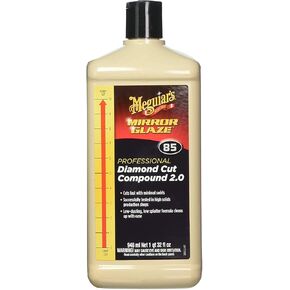 Meguiar's Professional Diamond Cut Compound 2.0 M8532 - Professional-Grade Compound Perfect to Remove Heavy Defects Like Scratches, Staining, Water Spots, and More While Restoring Shine & Gloss, 32 Oz