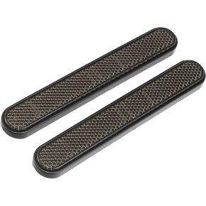 Front Lower Fork Reflector Sticker Rear Saddlebag Reflective Cover Universal Smoke 1 Pair Durable Material