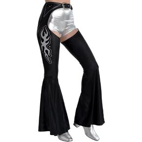 Amscan Cowgirl Glam Chaps & Shorts - 1 Pc, Elegant Western Costume Accessory for Theme Parties