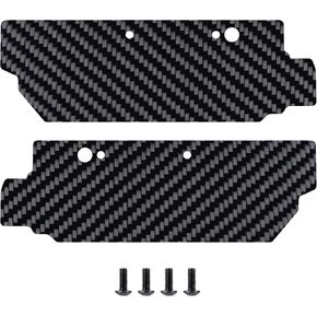 QUE-T Carbon Fiber Rear A-Arms Mudguard Fender Flares Mud Flaps for ARRMA 1/8 KRATON 6S EXB RC Car