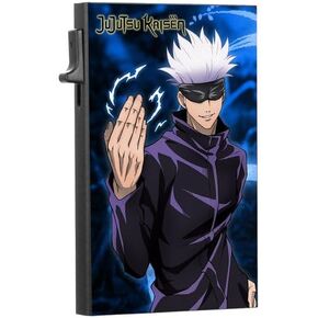 Jujutsu Kaisen Satoru Gojo Durable Slim Wallet Officially Licensed, Black