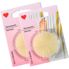 WANKODA Thread Wax Thread Conditioner Beeswax for Sewing Thread Beeswax Thread Conditioner for Quilting Sewing Strengthening Line Embroidery Wax for Thread (2Packs)