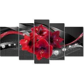 YAYNICE Birch Tree Wall Art 3 Piece Autumn Forest Picture Canvas Print Modern Abstract Wall Painting Artwork Wall Décor for Bedroom Living Room Bathroom Office