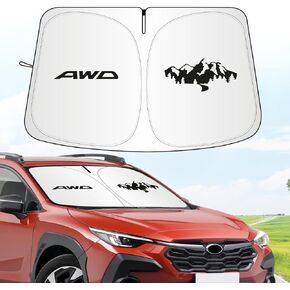 for Subaru Outback Sun Shade 2015-2024, Car Front Window Covers Sun Visor Protector, Foldable Blocks UV Rays Windshield Sunshade for Subaru Outback Accessories