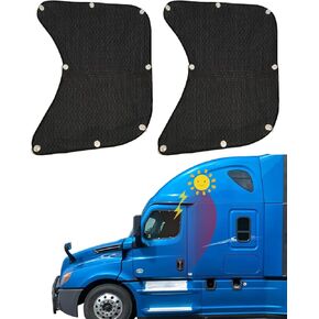 Semi Truck Side Window Sun Shade for Freightliner Volvo VNL International Trucks RV | Semi Truck Accessories, Sunshade UV Protection, Keep Interior Cool