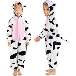Halloween Toddler Cow Animal Costumes for Kids Baby Boys Girls Onesie 18M-8